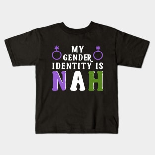 My Gender Identity is Nah Queer Pride Kids T-Shirt